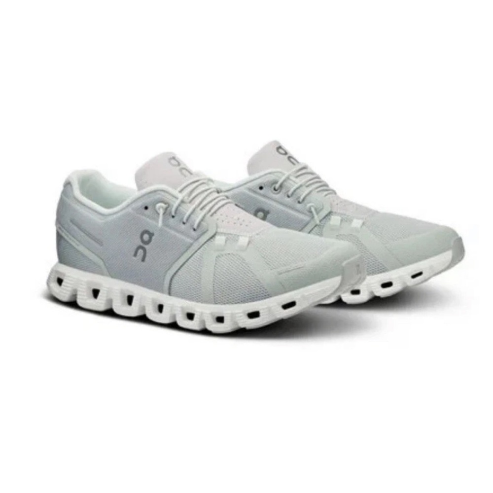 On Running Cloud 5 Glacier White Men's Running Shoes